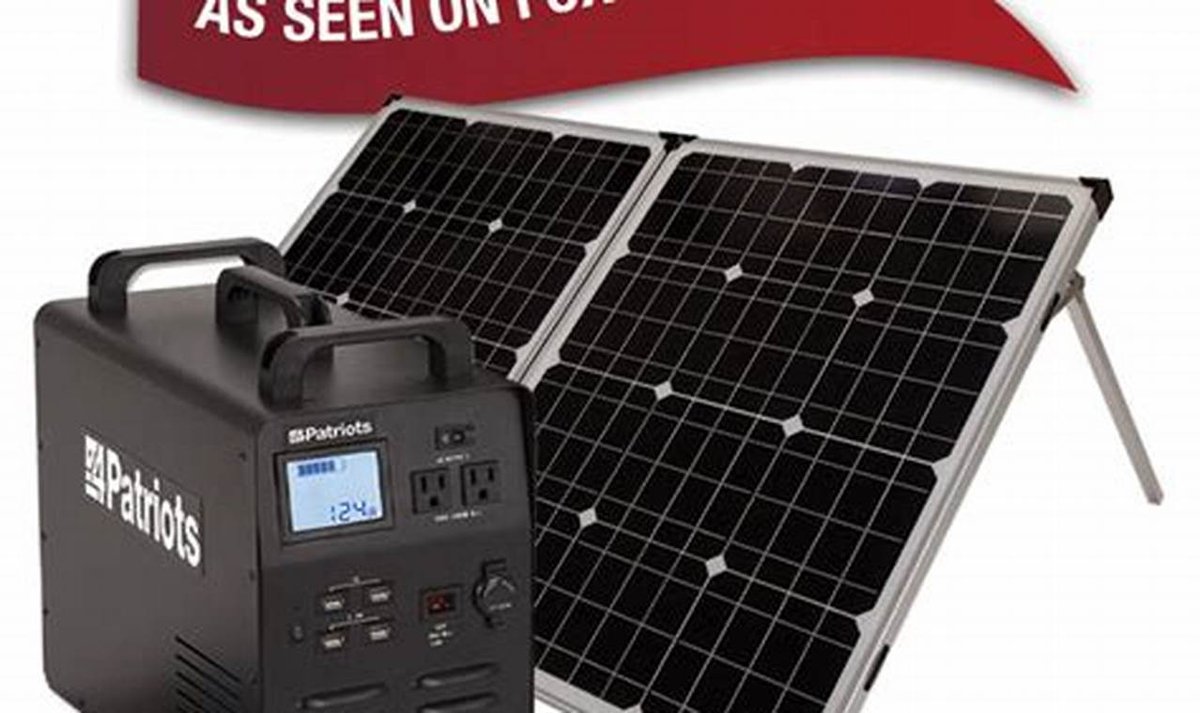 4Patriots Solar Generator Price vs. Competitors Value Compared